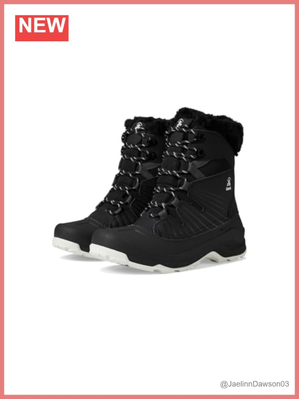 Kamik Iceland F Waterproof Snow Boots -40ยฐF Faux Fur Lined Mid-Calf